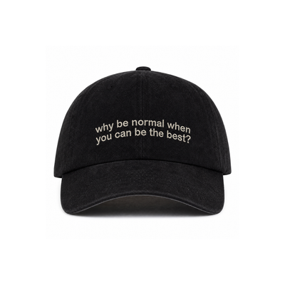 WHY BE NORMAL CAP - 27DAYS STUDIO