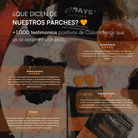 Parches Hangover – 27DAYS®