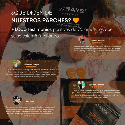 Parches Hangover – 27DAYS®