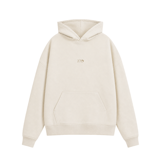 HOODIE I PLAY TO WIN MARFIL - 27DAYS STUDIO
