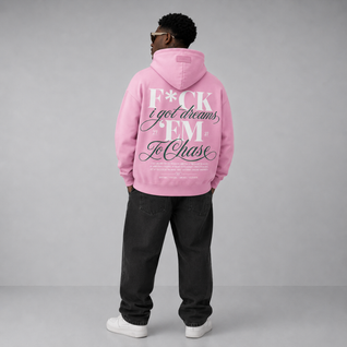 HOODIE I GOT DREAMS PINK - 27DAYS STUDIO